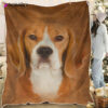 Dog Blanket – Dog Face Blanket – Dog Throw Blanket – Beagle Face Hair Blanket – Furlidays