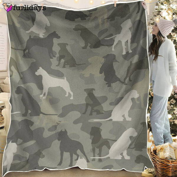 Dog Blanket – Dog Face Blanket – Dog Throw Blanket – Bouvier Des Flandres Full Face Blanket – Furlidays