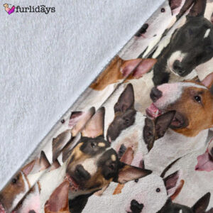 Dog Blanket Dog Face Blanket Dog Throw Blanket Bull Terrier Full Face Blanket Furlidays 5