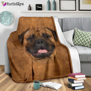 Dog Blanket Dog Face Blanket Dog Throw Blanket Bullmastiff Face Hair Blanket Furlidays 9