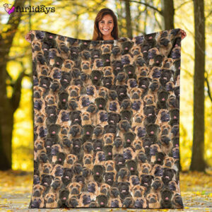 Dog Blanket Dog Face Blanket Dog Throw Blanket Bullmastiff Full Face Blanket Furlidays 2