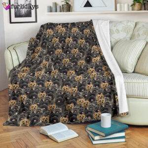 Dog Blanket Dog Face Blanket Dog Throw Blanket Cairn Terrier Full Face Blanket Furlidays 7