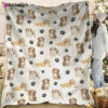 Dog Blanket – Dog Face Blanket – Dog Throw Blanket – Cavachon Paw Blanket – Furlidays