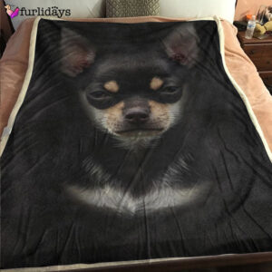 Dog Blanket Dog Face Blanket Dog Throw Blanket Chihuahua 1 Face Hair Blanket Furlidays 2