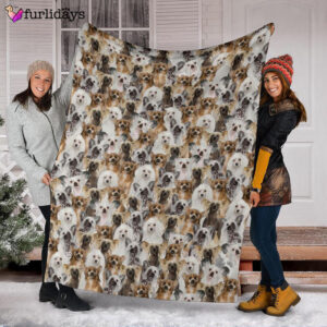 Dog Blanket Dog Face Blanket Dog Throw Blanket Chinese Crested Dog Full Face Blanket Furlidays 3