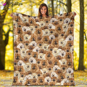 Dog Blanket Dog Face Blanket Dog Throw Blanket Chow Chow Full Face Blanket Furlidays 2