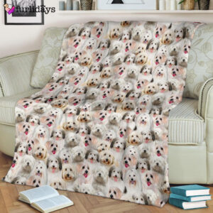 Dog Blanket Dog Face Blanket Dog Throw Blanket Coton De Tulear Full Face Blanket Furlidays 8