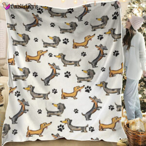 Dog Blanket Dog Face Blanket Dog Throw Blanket Dachshund Paw Blanket Furlidays 2