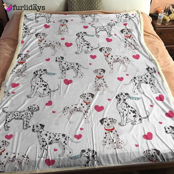Dog Blanket – Dog Face Blanket – Dog Throw Blanket – Dalmatian Blanket – Furlidays