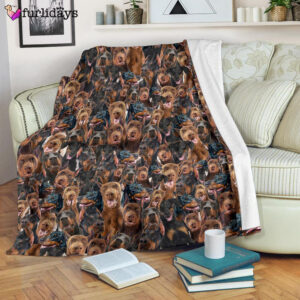 Dog Blanket Dog Face Blanket Dog Throw Blanket Doberman Pinscher Full Face Blanket Furlidays 7