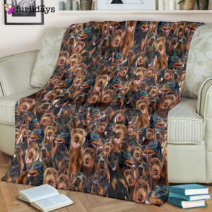 Dog Blanket Dog Face Blanket Dog Throw Blanket Doberman Pinscher Full Face Blanket Furlidays 8
