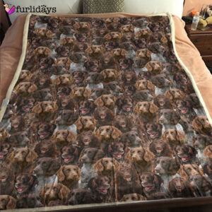 Dog Blanket Dog Face Blanket Dog Throw Blanket German Spaniel Full Face Blanket Furlidays 2