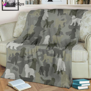Dog Blanket Dog Face Blanket Dog Throw Blanket Goldendoodle Camo Blanket Furlidays 8