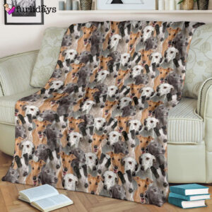 Dog Blanket Dog Face Blanket Dog Throw Blanket Greyhound Full Face Blanket Furlidays 8
