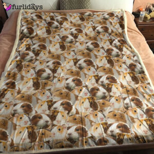 Dog Blanket Dog Face Blanket Dog Throw Blanket Guinea Pig Full Face Blanket Furlidays 1