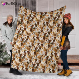 Dog Blanket Dog Face Blanket Dog Throw Blanket Guinea Pig Full Face Blanket Furlidays 3