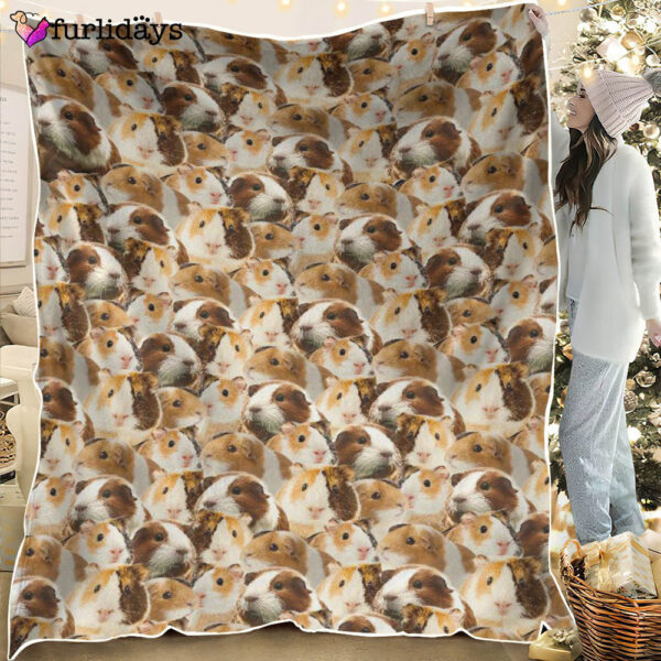 Dog Blanket – Dog Face Blanket – Dog Throw Blanket – Guinea Pig Full Face Blanket – Furlidays