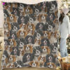 Dog Blanket – Dog Face Blanket – Dog Throw Blanket – Irish Setter Full Face Blanket – Furlidays