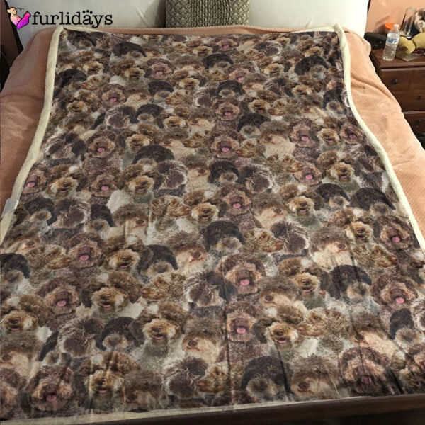 Dog Blanket – Dog Face Blanket – Dog Throw Blanket – Irish Wolfhound Full Face Blanket – Furlidays