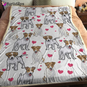 Dog Blanket Dog Face Blanket Dog Throw Blanket Jack Russell Terrier Blanket Furlidays 1