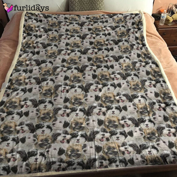 Dog Blanket – Dog Face Blanket – Dog Throw Blanket – Kooikerhondje Full Face Blanket – Furlidays