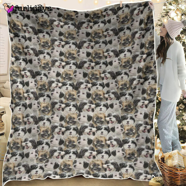 Dog Blanket – Dog Face Blanket – Dog Throw Blanket – Kooikerhondje Full Face Blanket – Furlidays