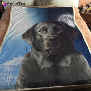 Dog Blanket Dog Face Blanket Dog Throw Blanket Labrador Sherpa Blanket Furlidays 1