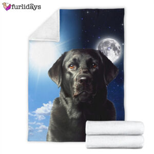 Dog Blanket Dog Face Blanket Dog Throw Blanket Labrador Sherpa Blanket Furlidays 6
