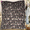 Dog Blanket – Dog Face Blanket – Dog Throw Blanket – Landseer Full Face Blanket – Furlidays