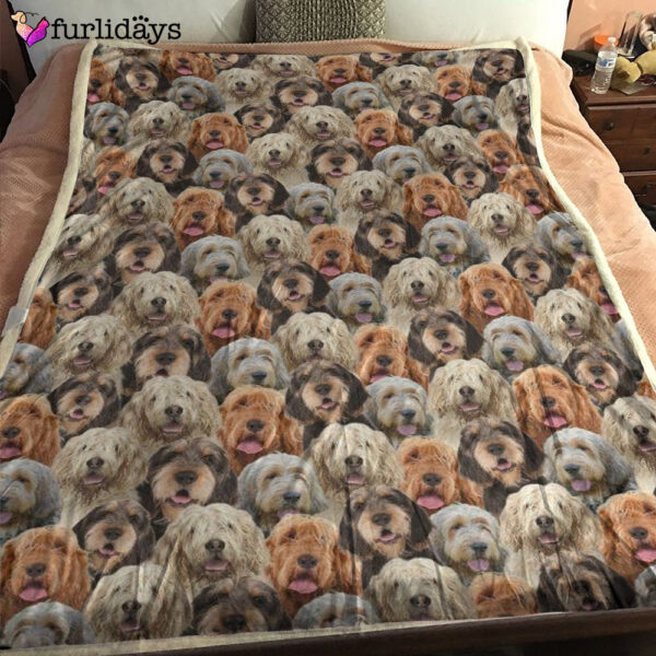 Dog Blanket – Dog Face Blanket – Dog Throw Blanket – Otterhound Full Face Blanket – Furlidays