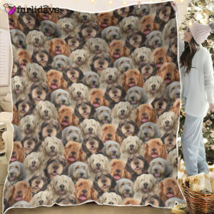 Dog Blanket Dog Face Blanket Dog Throw Blanket Otterhound Full Face Blanket Furlidays 2