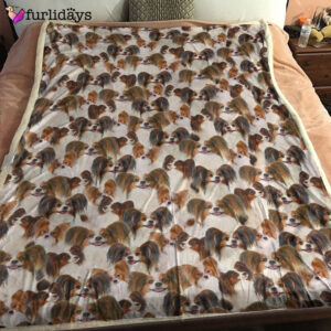 Dog Blanket Dog Face Blanket Dog Throw Blanket Papillon 1 Full Face Blanket Furlidays 1