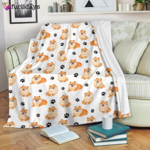 Dog Blanket Dog Face Blanket Dog Throw Blanket Pomeranian Paw Blanket Furlidays 7 9ab636f7 d5ac 4915 a6f1 88bb5453927e