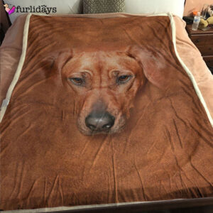 Dog Blanket Dog Face Blanket Dog Throw Blanket Rhodesian Ridgeback Face Hair Blanket Furlidays 2