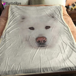 Dog Blanket Dog Face Blanket Dog Throw Blanket Samoyed Face Hair Blanket Furlidays 1 2ee214cf 363e 4828 9a4d 7d1a51ada70e