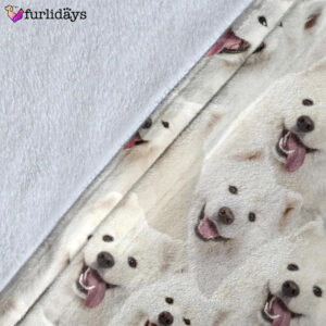 Dog Blanket Dog Face Blanket Dog Throw Blanket Samoyed Full Face Blanket Furlidays 5