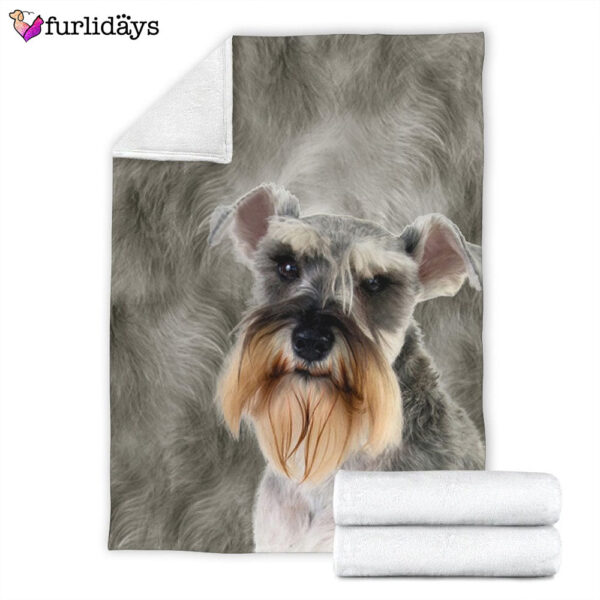 Dog Blanket – Dog Face Blanket – Dog Throw Blanket – Schnauzer Blanket – Furlidays