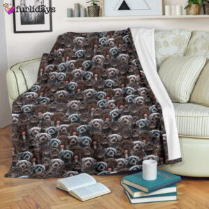 Dog Blanket Dog Face Blanket Dog Throw Blanket Schnoodle Full Face Blanket Furlidays 7