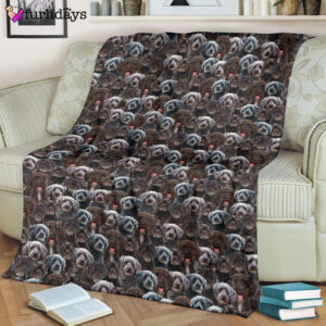 Dog Blanket Dog Face Blanket Dog Throw Blanket Schnoodle Full Face Blanket Furlidays 8
