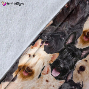 Dog Blanket Dog Face Blanket Dog Throw Blanket Scottish Terrier Full Face Blanket Furlidays 5