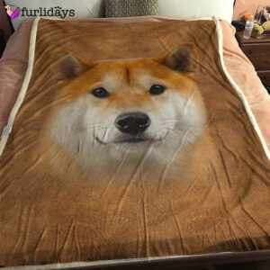 Dog Blanket Dog Face Blanket Dog Throw Blanket Shiba Inu Face Hair Blanket Furlidays 2