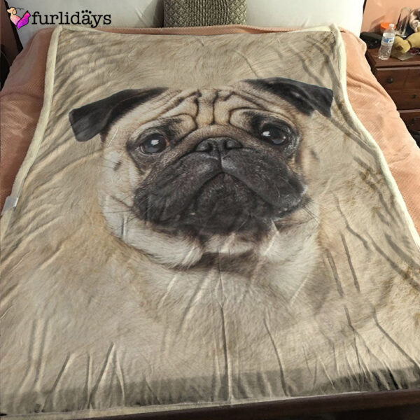 Dog Blanket – Dog Face Blanket – Dog Throw Blanket – Smooth Collie Full Face Blanket – Furlidays