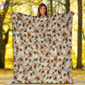 Dog Blanket Dog Face Blanket Dog Throw Blanket Soft Coated Wheaten Terrier Full Face Blanket Furlidays 2