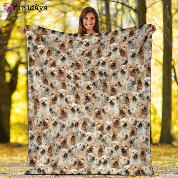 Dog Blanket – Dog Face Blanket – Dog Throw Blanket – Soft-Coated Wheaten Terrier Full Face Blanket – Furlidays