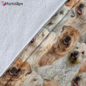 Dog Blanket Dog Face Blanket Dog Throw Blanket Soft Coated Wheaten Terrier Full Face Blanket Furlidays 5