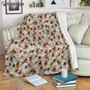 Dog Blanket Dog Face Blanket Dog Throw Blanket Soft Coated Wheaten Terrier Full Face Blanket Furlidays 7