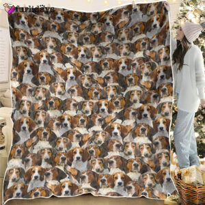 Dog Blanket Dog Face Blanket Dog Throw Blanket Treeing Walker Coonhound Full Face Blanket Furlidays 1