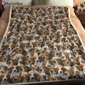 Dog Blanket Dog Face Blanket Dog Throw Blanket Treeing Walker Coonhound Full Face Blanket Furlidays 2