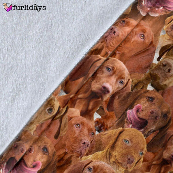 Dog Blanket – Dog Face Blanket – Dog Throw Blanket – Vizsla Full Face Blanket – Furlidays