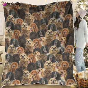 Dog Blanket Dog Face Blanket Dog Throw Blanket Wirehaired Pointing Griffon Full Face Blanket Furlidays 1
